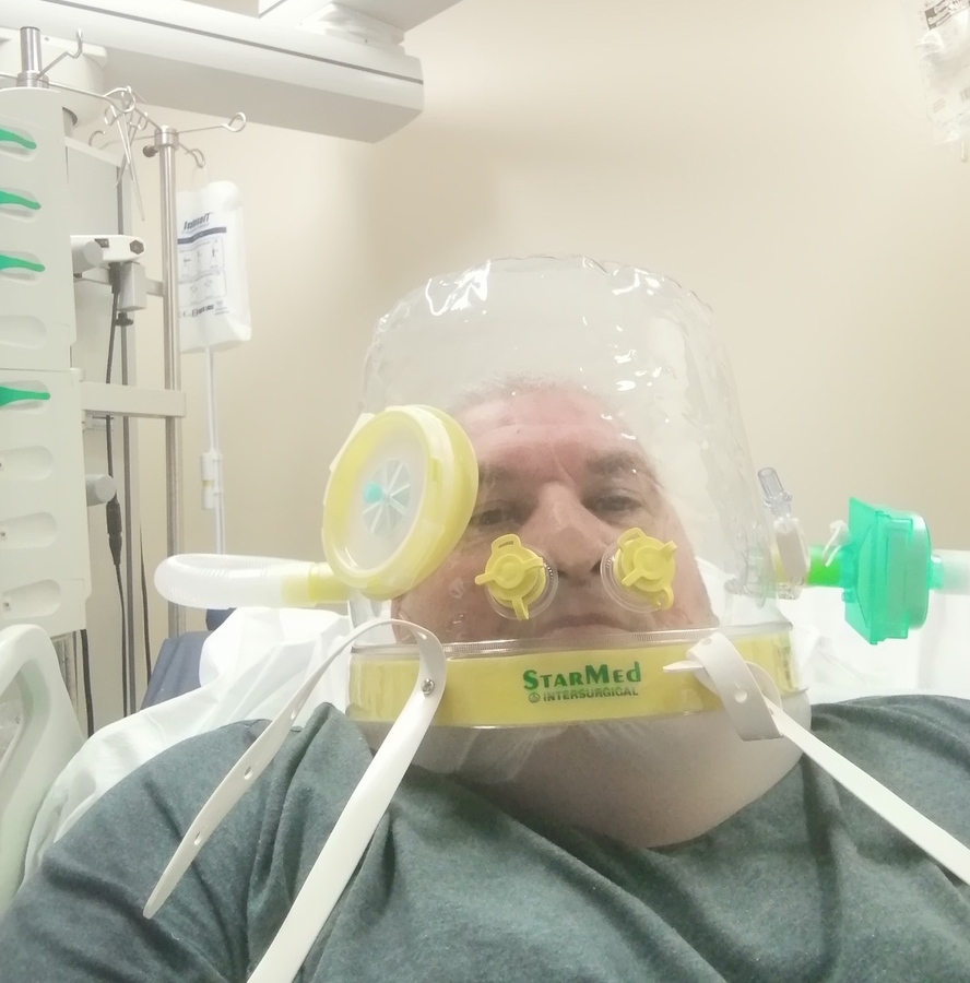 Space Helmet in ICU